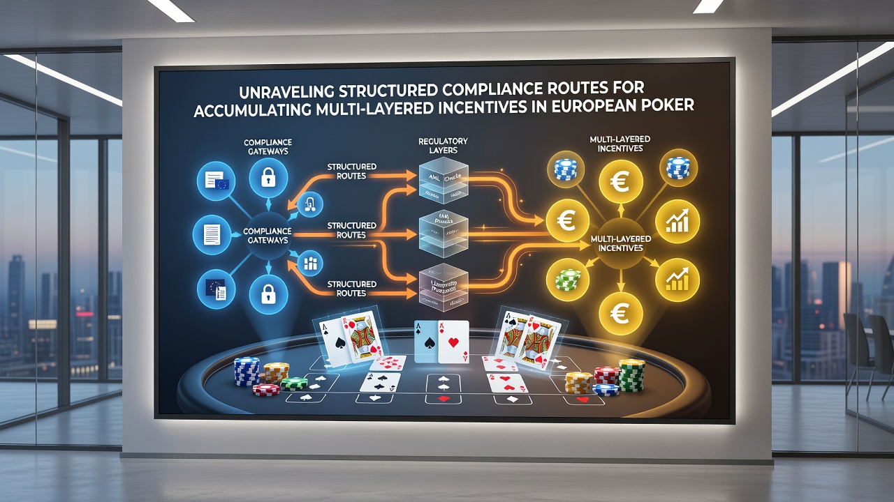 Darstellung von gestaffelten Anreizsystemen und Compliance-Überprüfungen in Poker-Netzwerken